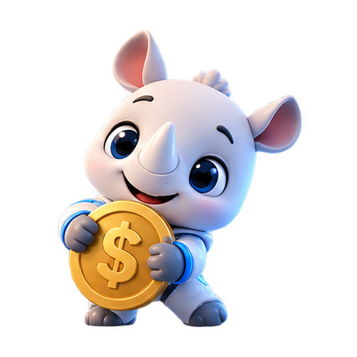 Veltora Aurum bot holding a gold coin